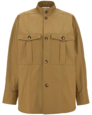 Saint Laurent 'Saharienne' Shirt - Natural