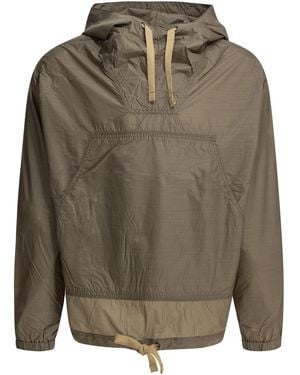 Beams Plus Mil Smock Wool Nylon Lightweight Jacket - Green