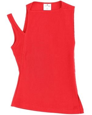 Courreges "Oblique 90's" Top - Red