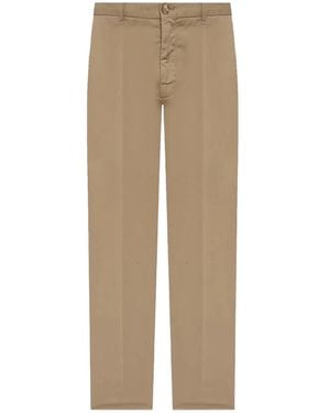 Incotex Nude Wool Blend Trousers - Natural