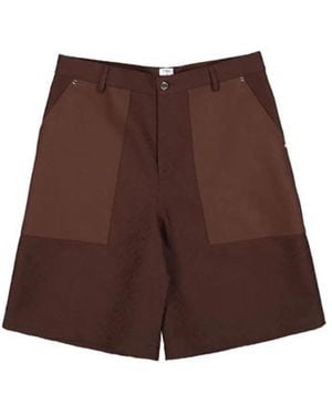 CASABLANCA Monogram Cargo Shorts For - Brown