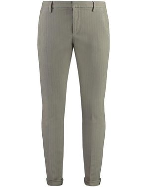 Dondup Gaubert Cotton Chino Trousers - Grey