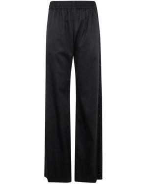 Golden Goose "Journey W's" Jogging Pant Britty Light Twill Wool W Embroidery - Blue