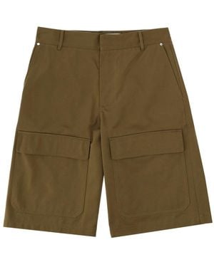MSGM Cotton Shorts - Green