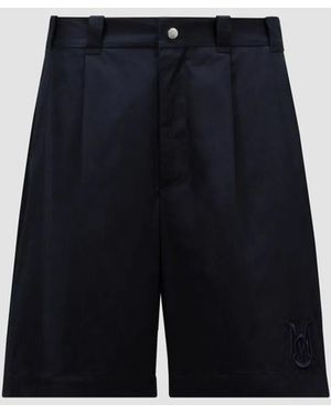 Moncler Classic Mini Shorts For Fall/Winter 2024 - Blue