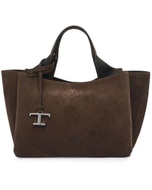 Tod's Tods Smooth Calfskin Shoulder Bag - Brown