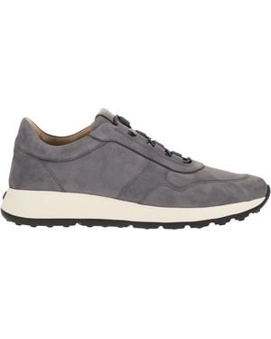 Tod's Goatskin Suede Sneakers - Gray