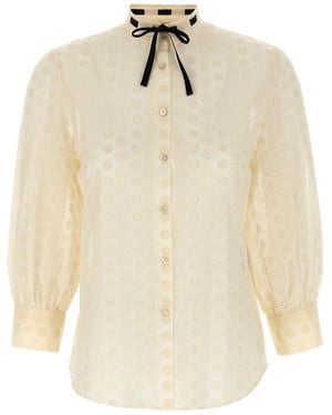 Valentino Garavani Shirt Sangallo - Natural