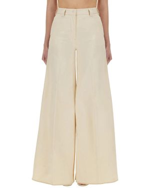 THE LATEST Thelatest Wide Pant "Alma" - Natural