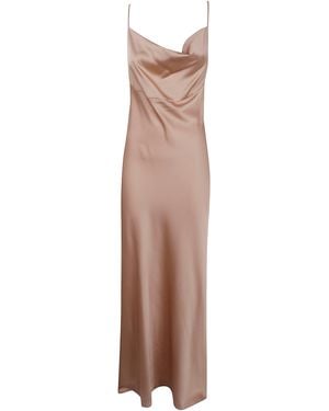 D.exterior Long Dress - Natural