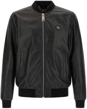 Philipp Plein 'Billy' Bomber Jacket - Black
