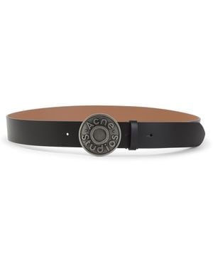 Acne Studios Caramel Leather Belt - Brown