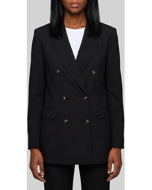 SUTTON NEW YORK Double-Breasted Jacket - Blue