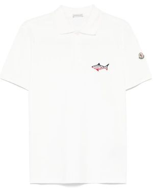 Moncler Ss Polo - White