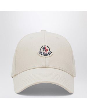 Moncler Baseball Cap With Logo - White