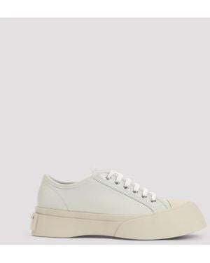 Marni Pablo Calf Leather Sneakers - White