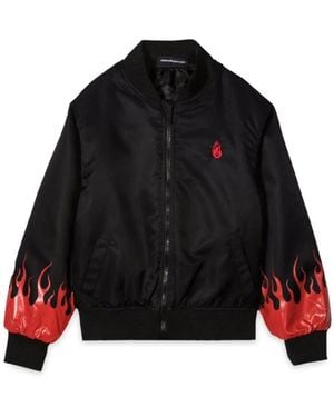 Vision Of Super Bomber Flames - Black