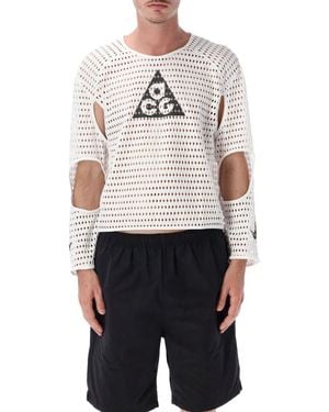 Nike Acg Radical Airflow Running Top - White