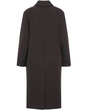 Co. Oversized Double Breast At - Black