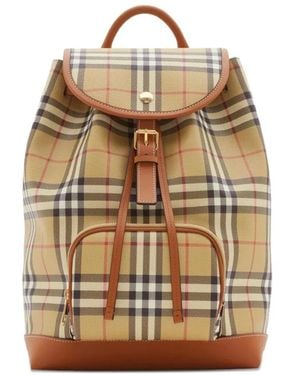 Burberry Ll Md Backpack Dfc - Natural