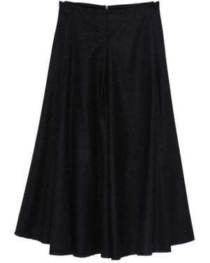 Susanne Bommer Cotton Midi Skirt - Black