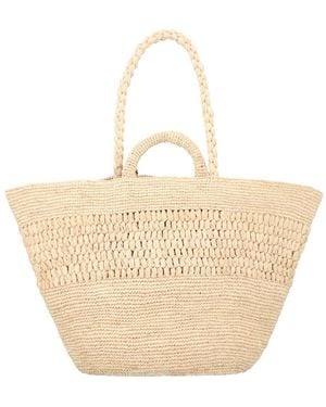 Manebí Handbag Fiji Raffia Natural Handbags