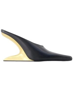 Alexander Wang Boomerang 105Mm Wedge Slides - Blue