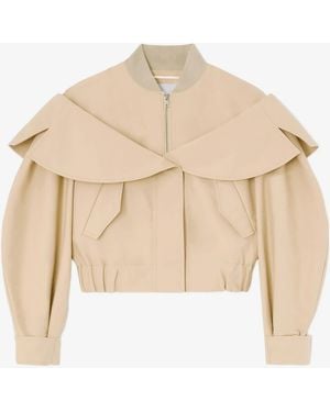 Ganni Cotton Bomber - Natural