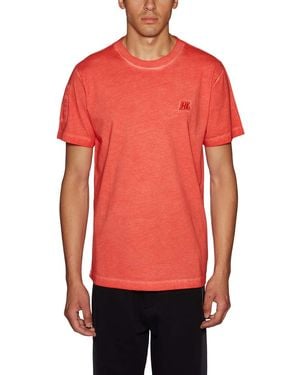 Helmut Lang Cotton Military T-Shirt - Red
