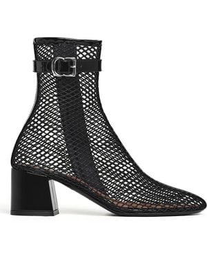 Alaïa Alaia Fishnet 55 Boots - Black