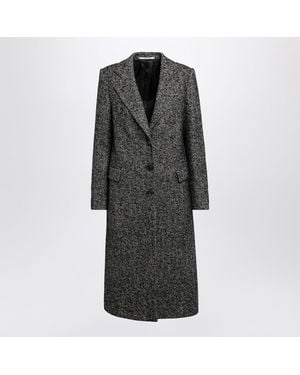 Tagliatore Cappotto Amanda Motivo Spigato - Black