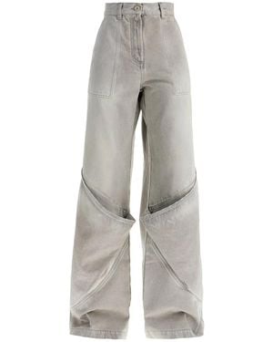 The Attico Vintage Long Trousers - Grey