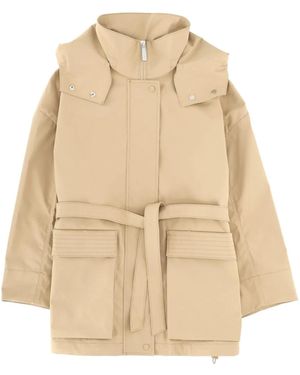 Laminar "2Layer Metallic" Parka - Natural