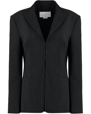 Genny Techno Fabric Jacket - Black