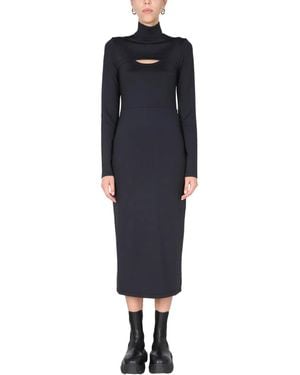 Ambush Cut Out Dress - Blue