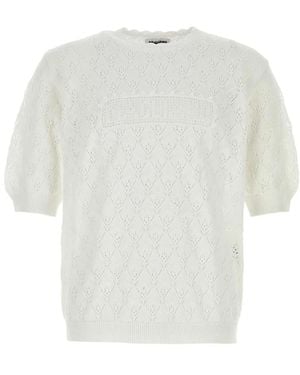 Magliano V58326980 Comunione Knitted Tee - White