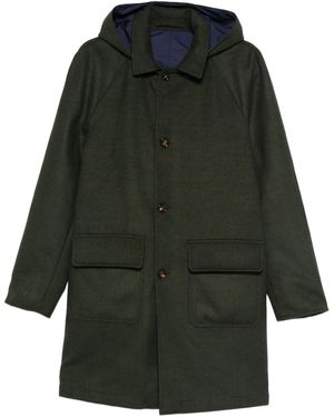 KIRED Polyester Viscose Cusna Coat - Green