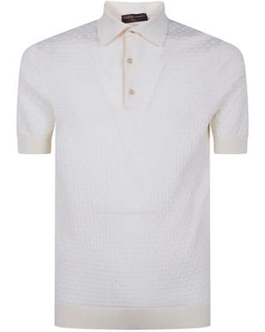 FILIPPO DE LAURENTIIS Short Sleeves Polo Shirt - White