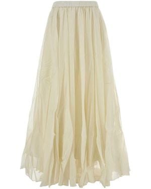 Co. Crinoline Double Layer Skirt - White