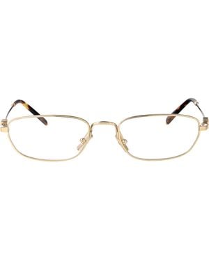 Miu Miu Metal Glasses - Metallic