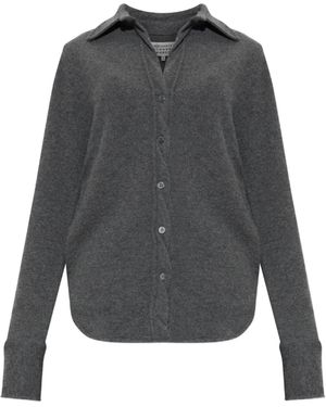 Maison Margiela Wool Cardigan - Grey