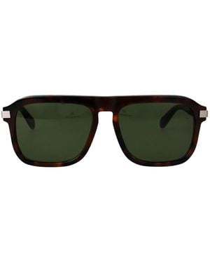 Ferragamo Acetate Sunglasses - Green