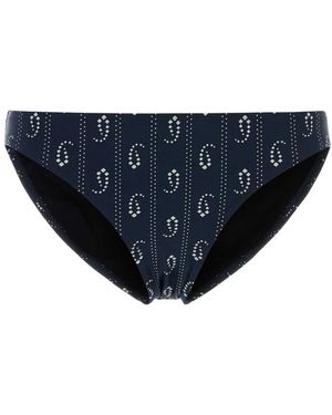 Tory Burch Slip Fiori - Blue