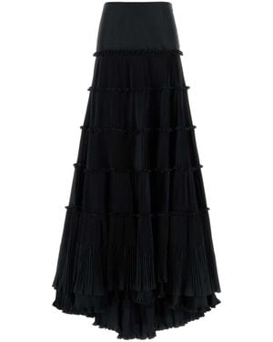 Blumarine Gonna Taffeta' - Black