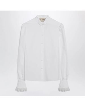 Valentino Cotton Poplin Shirt - White