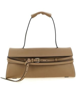 Moschino 'Tie Me' Shoulder Bag - Metallic