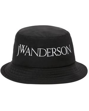 JW Anderson Logo Bucket Hat - Black
