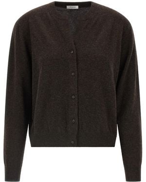 Yves Salomon Cashmere Cardigan - Black