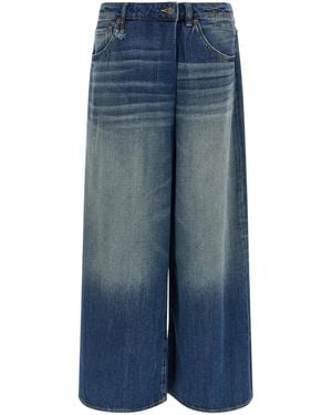R13 'Nico Wrap' Jeans - Blue