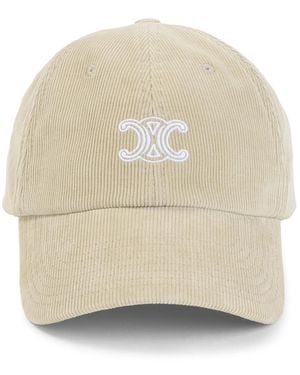 Celine Sand Triomphe Richelieu Cap - Natural